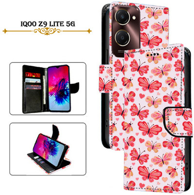 PARGO Flip Cover for IQOO Z9 Lite 5G(Red, Pack of: 1)