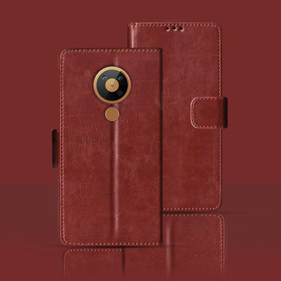Kalua Mall Flip Cover for Nokia 5.3(Maroon, Magnetic Case, Pack of: 1)