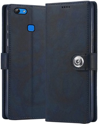 Gaffar Wale Flip Cover for VIVO V7(Blue, Dual Protection, Pack of: 1)