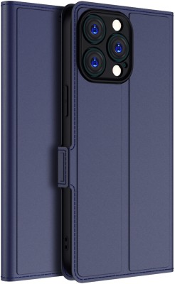 Kapa Flip Cover for Apple iPhone 15 Pro Max(Blue, Shock Proof, Pack of: 1)