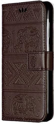 Clickcase Flip Cover for Samsung Galaxy S8 Plus(Brown, Dual Protection)