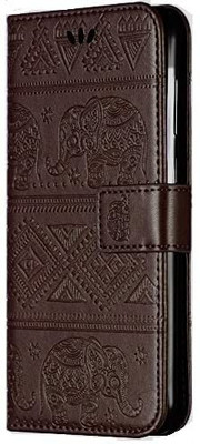 Perkie Flip Cover for Lenovo ZUK Z2 Plus(Brown, Dual Protection)