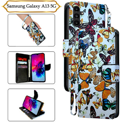 PARGO Flip Cover for Samsung A13 5G(White, Pack of: 1)