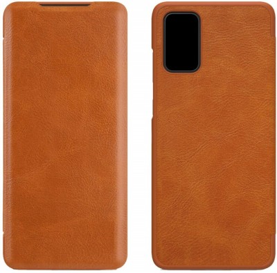 WHITBULL Flip Cover for Samsung Galaxy S23 FE 5G(Brown, Magnetic Case, Pack of: 1)