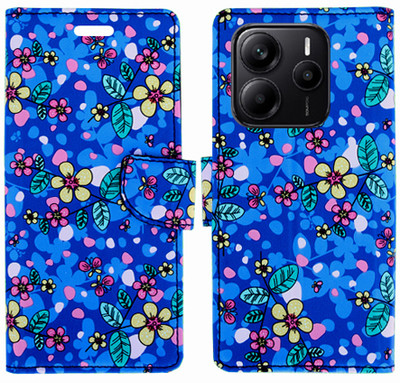 SHANNO Flip Cover for Redmi Note 14 5G(Blue, Pack of: 1)