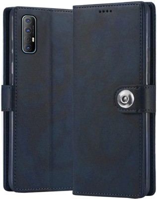 Gaffar Wale Flip Cover for Oppo Reno 3 Pro(Blue, Dual Protection, Pack of: 1)