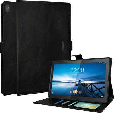 Fastway Flip Cover for Lenovo Tab M10 HD 2nd Gen 10.1 inch(Black, Dual Protection, Pack of: 1)