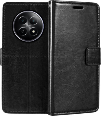 COST TO COST Flip Cover for realme 12X 5G, Realme 12X 5G RMX3998(Black, Shock Proof, Pack of: 1)