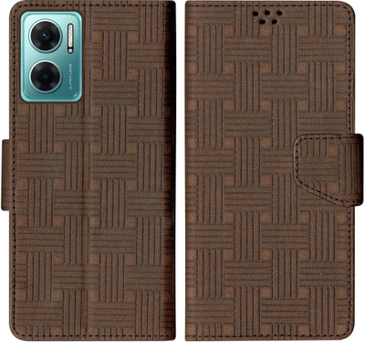 SBMS Flip Cover for REDMI 11 Prime 5G(Brown, Shock Proof, Pack of: 1)