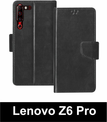 korumacase Flip Cover for Lenovo Z6 Pro(Black, Shock Proof, Pack of: 1)