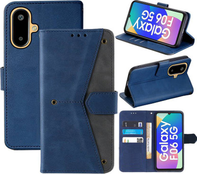 Aaghosh Flip Cover for Samsung Galaxy F06 5G, Samsung Galaxy M06 5G(Blue, Shock Proof, Pack of: 1)
