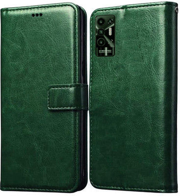 GoPerfect Back Cover for Tecno Pova 2(Green, Dual Protection, Pack of: 1)