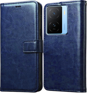 Casotec Flip Cover for iQOO Z7 5G(Blue, Pack of: 1)