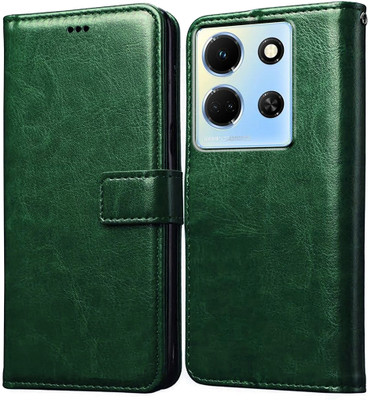 Casotec Flip Cover for Infinix Note 30 5G(Green, Pack of: 1)