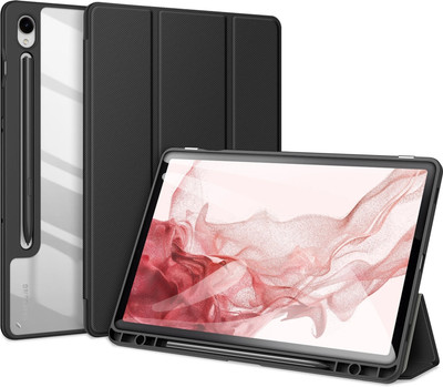 Dux Ducis Flip Cover for Samsung Galaxy Tab S9, Samsung Galaxy Tab S9 FE, Samsung Galaxy Tab S10 FE(Black, Shock Proof, Pack of: 1)