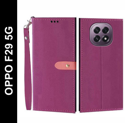 Wynhard Flip Cover for OPPO F29 5G(Pink, Grip Case, Pack of: 1)