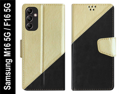 SBMS Flip Cover for Samsung Galaxy M16 5G / Samsung F16 5G Back Cover Case with Magnatic Closure(Black, Shock Proof, Pack of: 1)