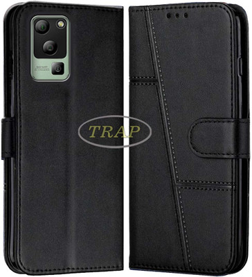 Trap Premium Flip Cover Flip Cover for Lava Blaze 1X 5G(Black, Cases with Holder, Pack of: 1)