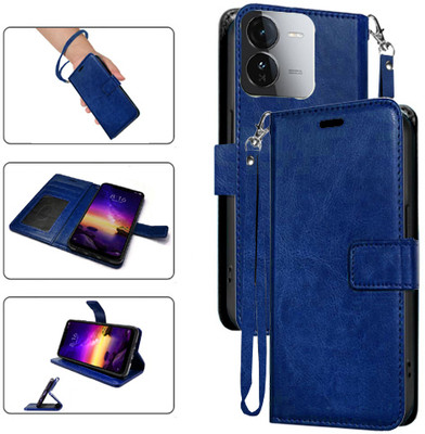 Cutemart Flip Cover for iQOO Z9X 5G(Blue, Pack of: 1)