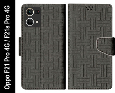SBMS Flip Cover for Oppo F21 Pro 4G / Oppo F21s Pro 4G(Black, Shock Proof, Pack of: 1)