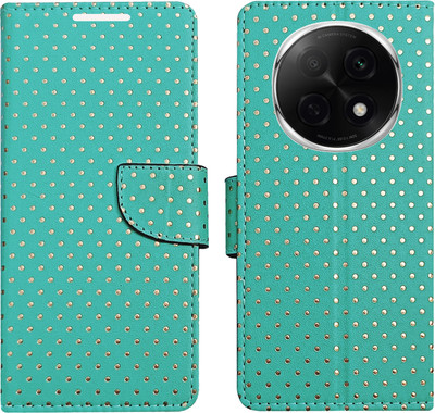 Dhar Flips Flip Cover for Oppo F29 Pro 5G(Green, Magnetic Case, Pack of: 1)