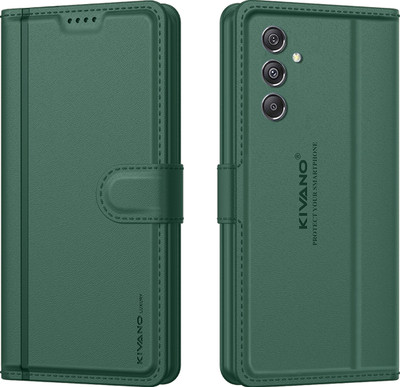 KIVANO LUXE Flip Cover for Samsung Galaxy F34 5G / Samsung Galaxy M34 5G(Green, Magnetic Case, Pack of: 1)