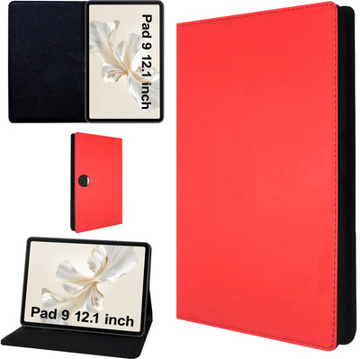 TGK Flip Cover for Honor Pad 9 12.1 Inch Tablet(Red, Dual Protection, Pack of: 1)