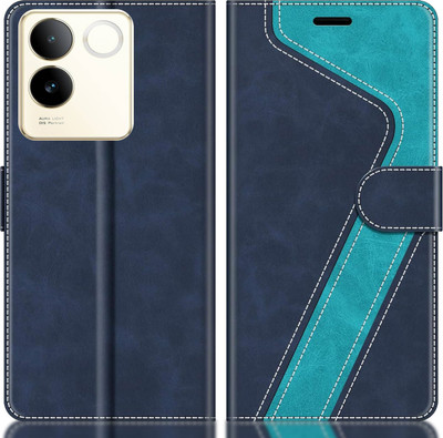TWIGLO Flip Cover for VIVO T2 PRO 5G(Blue, Multicolor, Dual Protection, Pack of: 1)