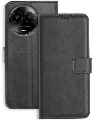 UBROS NETWORK Flip Cover for Realme C67 5G(Black, Dual Protection, Pack of: 1)
