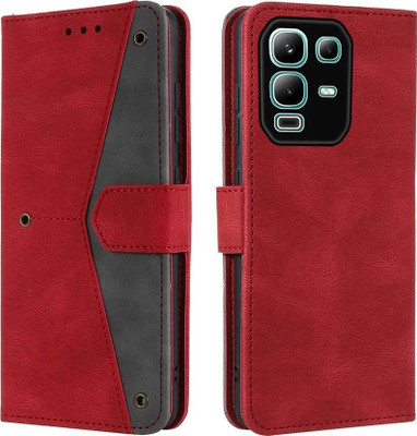 Manobal Flip Cover for Infinix Note 50X 5G+(Red, Camera Bump Protector, Pack of: 1)