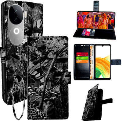 Toklot Flip Cover for iQOO Z9s 5G(Black, Pack of: 1)