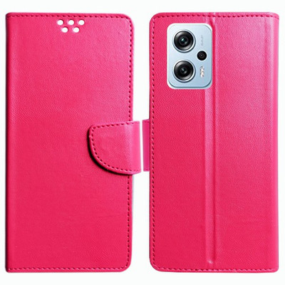 Realgo Flip Cover for Redmi K50i 5G(Pink, Pack of: 1)