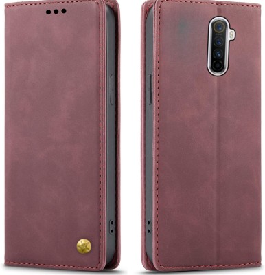 ClickAway Front & Back Case for Realme X2 Pro, Latest Top Notch Product | Rich Look| Premium High Quality Flip Back Cover(Maroon, Shock Proof, Pack of: 1)