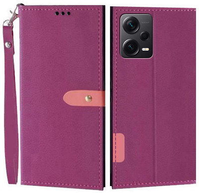 Wynhard Flip Cover for Redmi Note 12 Pro+ 5G, Redmi Note 12 Pro Plus 5G(Pink, Grip Case, Pack of: 1)