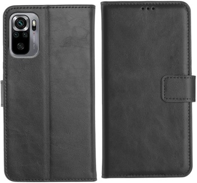 Loopee Flip Cover for Redmi Note 11SE Premium Leather Finish, with Card Pockets, Wallet Stand(Black, Shock Proof, Pack of: 1)