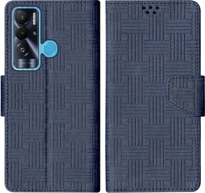 SScase Flip Cover for Tecno Pova Neo 4G(Blue, Shock Proof, Pack of: 1)