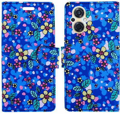 Realgo Flip Cover for Oppo F21s Pro 5G(Blue, Pack of: 1)