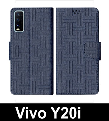 korumacase Flip Cover for Vivo Y20i(Blue, Pack of: 1)