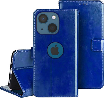 COST TO COST Flip Cover for APPLE iPhone 13 (6.1 Inch), APPLE iPhone 14 (6.1 Inch)(Blue, Black, Shock Proof, Pack of: 1)