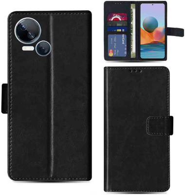 Kalua Mall Flip Cover for Tecno Spark 10 5G pouch cover | Tecno K18 pouch cover | Black(Black, Magnetic Case, Pack of: 1)