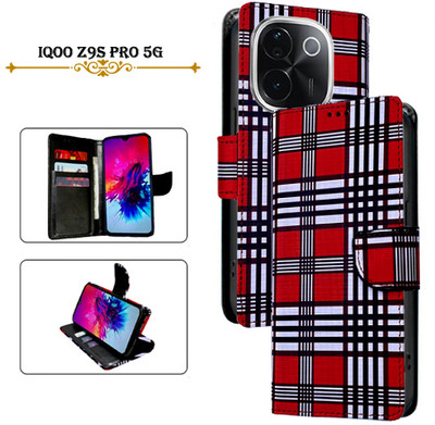 PARGO Flip Cover for iQOO Z9s Pro 5G(Red, Pack of: 1)