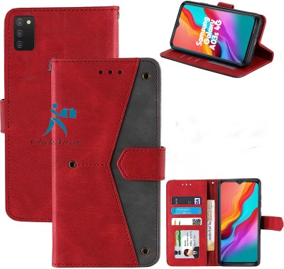 GoPerfect Back Cover for Samsung Galaxy A03s 4G(Red, Shock Proof, Pack of: 1)