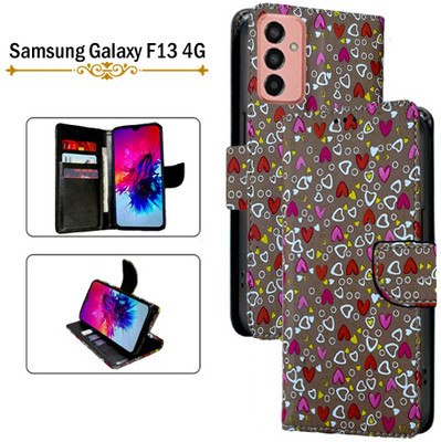 PARGO Flip Cover for Samsung Galaxy F13 4G(Brown, Pack of: 1)