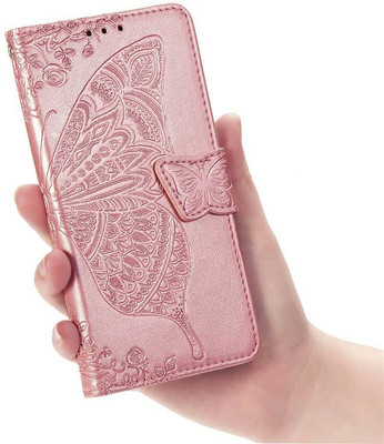 Perkie Flip Cover for Oppo Reno 10 Pro 5G(Pink, Dual Protection)