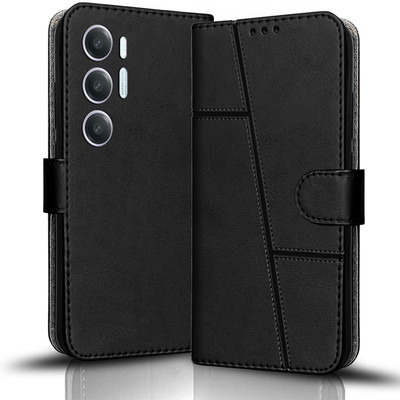 MobiLooks Flip Cover for VIVO Y29 5G(Black, Dual Protection, Pack of: 1)