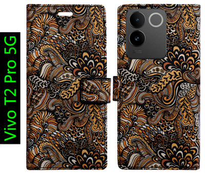 Toklot Flip Cover for Vivo T2 Pro 5G(Multicolor, Pack of: 1)