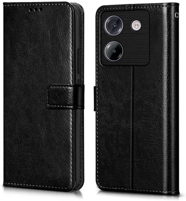 STARFLIP Flip Cover for Shock Proof Back Case Cover for Poco M7 Pro 5G (Flexible|Card Pockets Wallet &Stand)(Black, Magnetic Case, Pack of: 1)