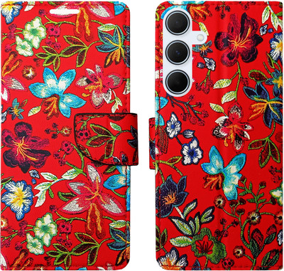 AD Enterprises Flip Cover for Samsung A35 5G(Red, Magnetic Case, Pack of: 1)
