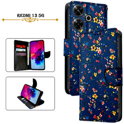 Asmart Flip Cover for realme 13 5G(Blue, Pack of: 1)