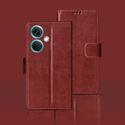 Kalua Mall Flip Cover for One Plus Nord CE 3 5G(Maroon, Pack of: 1)
